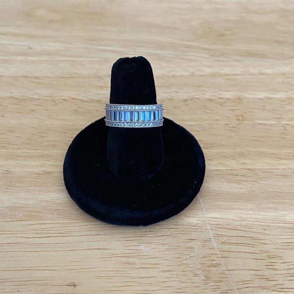 Ladies CZ Eternity Ring